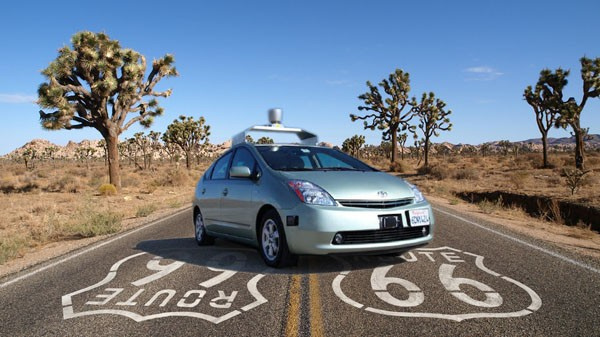 A Google driverless car. Image credit: google-driverless-cali © Sam Churchill. Licensed under Creative Commons via flickr.